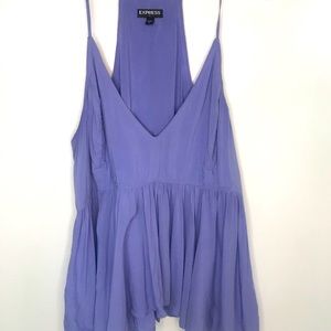 Periwinkle camisole top  (flowy)